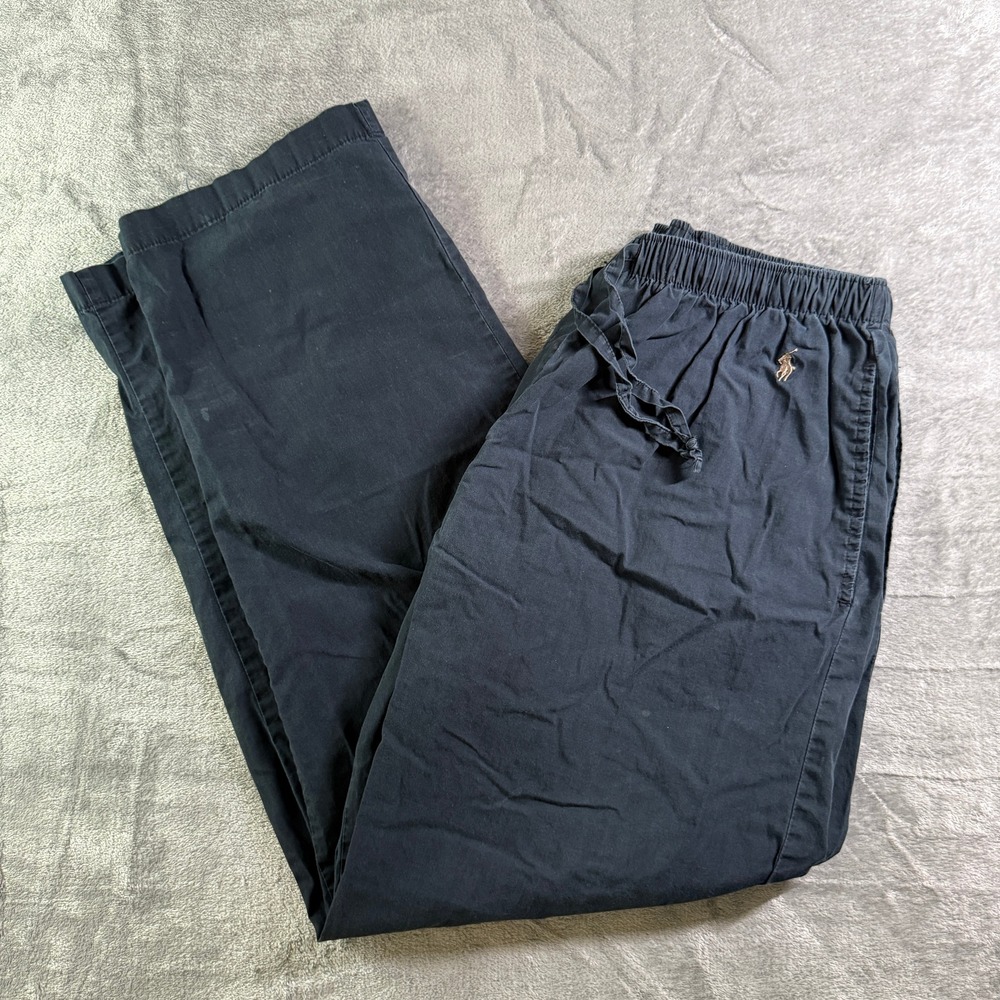 Polo Ralph Lauren Lounge Pants Elastic Waist Drawstring Casual Mens Medium
